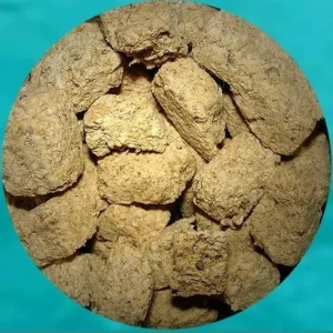 Pile of crunchy breakfast cereal squares